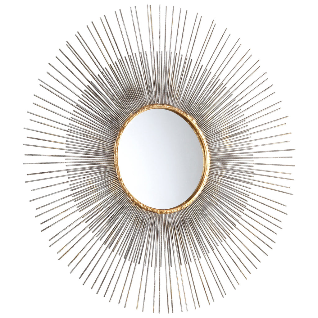 Pixley Mirror - Antiqued Silver Leaf - Medium | Cyan Design