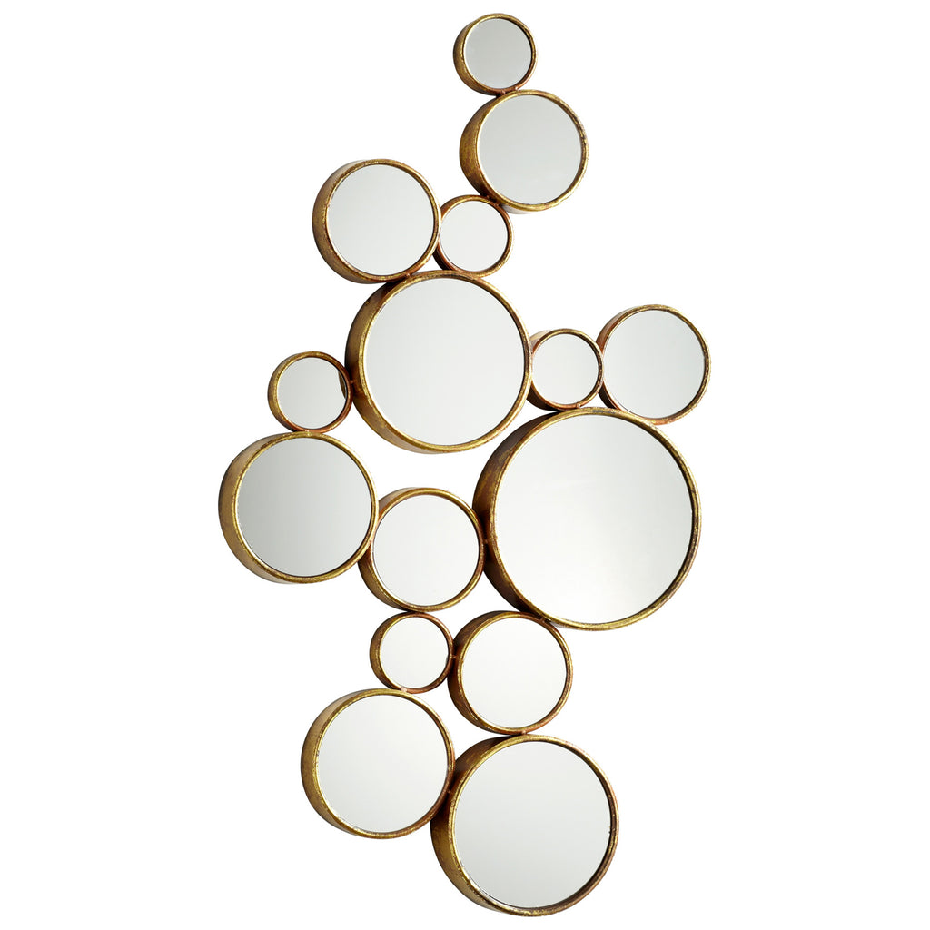 Bubbles Mirror - Gold | Cyan Design
