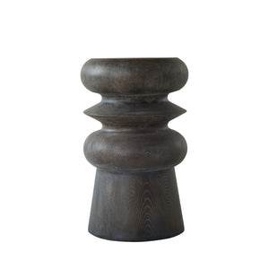 Teva Resin Round Pedestal Drinking Table - Forest Black | Gabriella White - SCH-175210