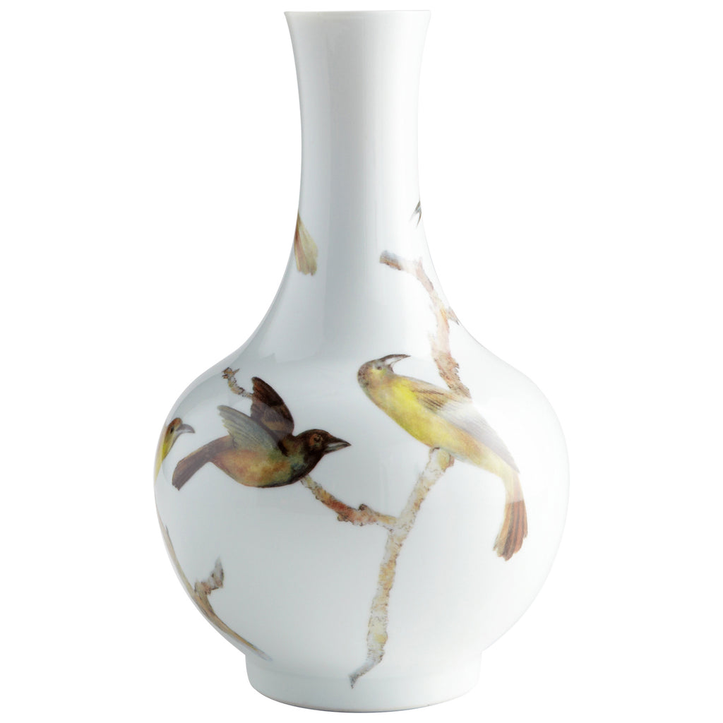 Aviary Vase - White - Large | Cyan Design