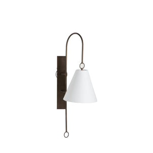 Anniston Iron Rubbed Bronze Wall Sconce | Gabriella White - SCH-175055