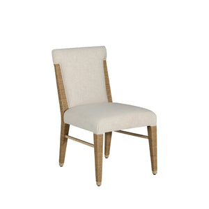Maris Mahogany Handwoven Dining Side Chair | Gabriella White - SCH-175991