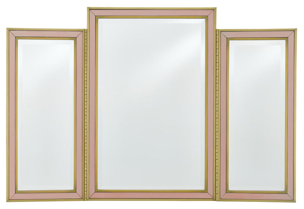 Currey & Company 40" Arden Pink Vanity Mirror