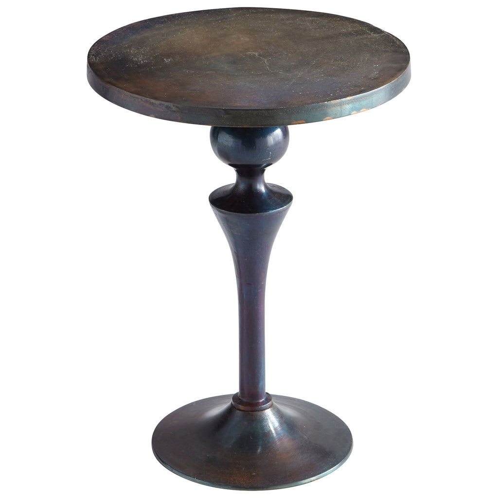 Gully Side Table - Bronze And Blue - Small | Cyan Design