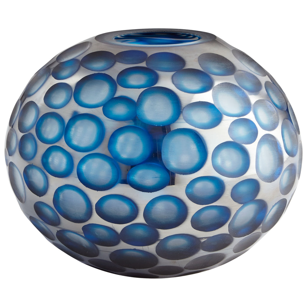 Round Toreen Vase - Blue - Large | Cyan Design