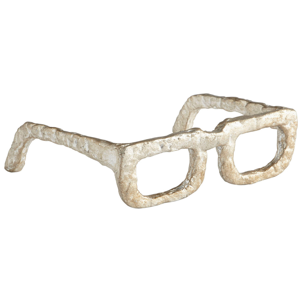Sculptured Spectacles - Antique Silver - Medium | Cyan Design