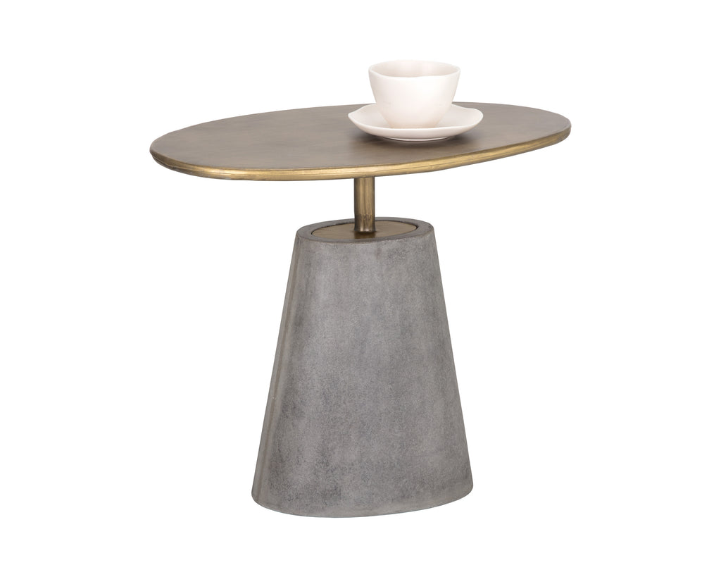 Kadin Side Table - Grey | Sunpan Furniture - 105763