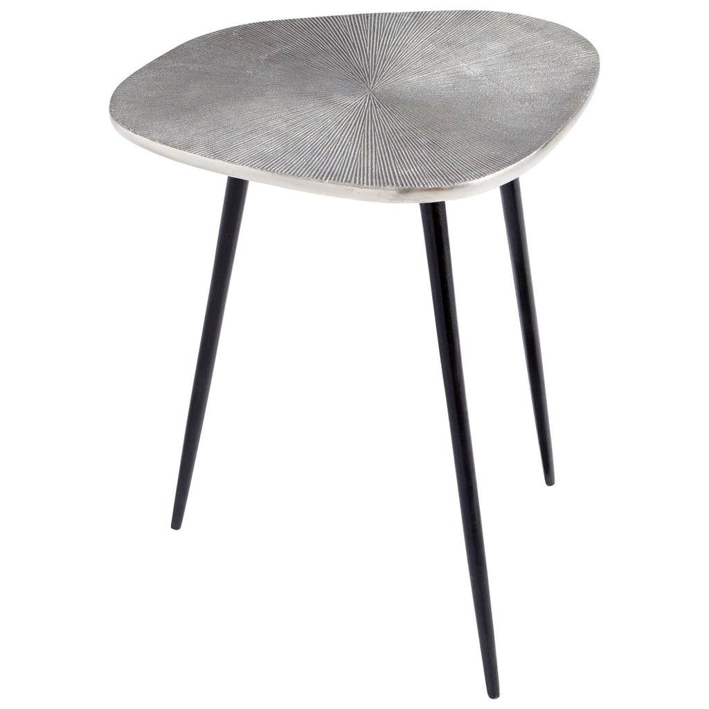 Triata Side Table - Raw Nickel And Bronze | Cyan Design