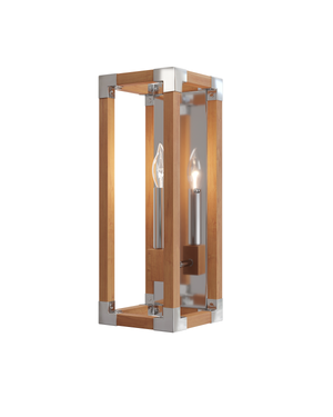 Boyd Nickel Wall Sconce | Currey & Co - 5800-0075