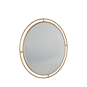 Belafonte Circle Accent Mirror - Forged Gold | Gabriella White - SCH-170330