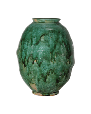Marrakesh Green Vase | Currey & Co - 1200-1006