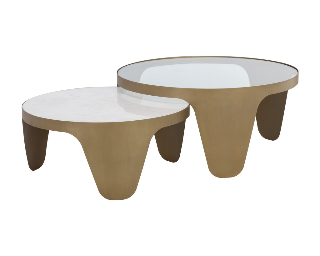 Mysaria Nesting Coffee Tables (Set Of 2) | Sunpan Furniture - 110200