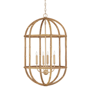 Charrette Lantern - Brown | Currey & Co - 9000-1246