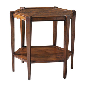Dudley Hexagonal Lamp Table | Maitland Smith - HM1041