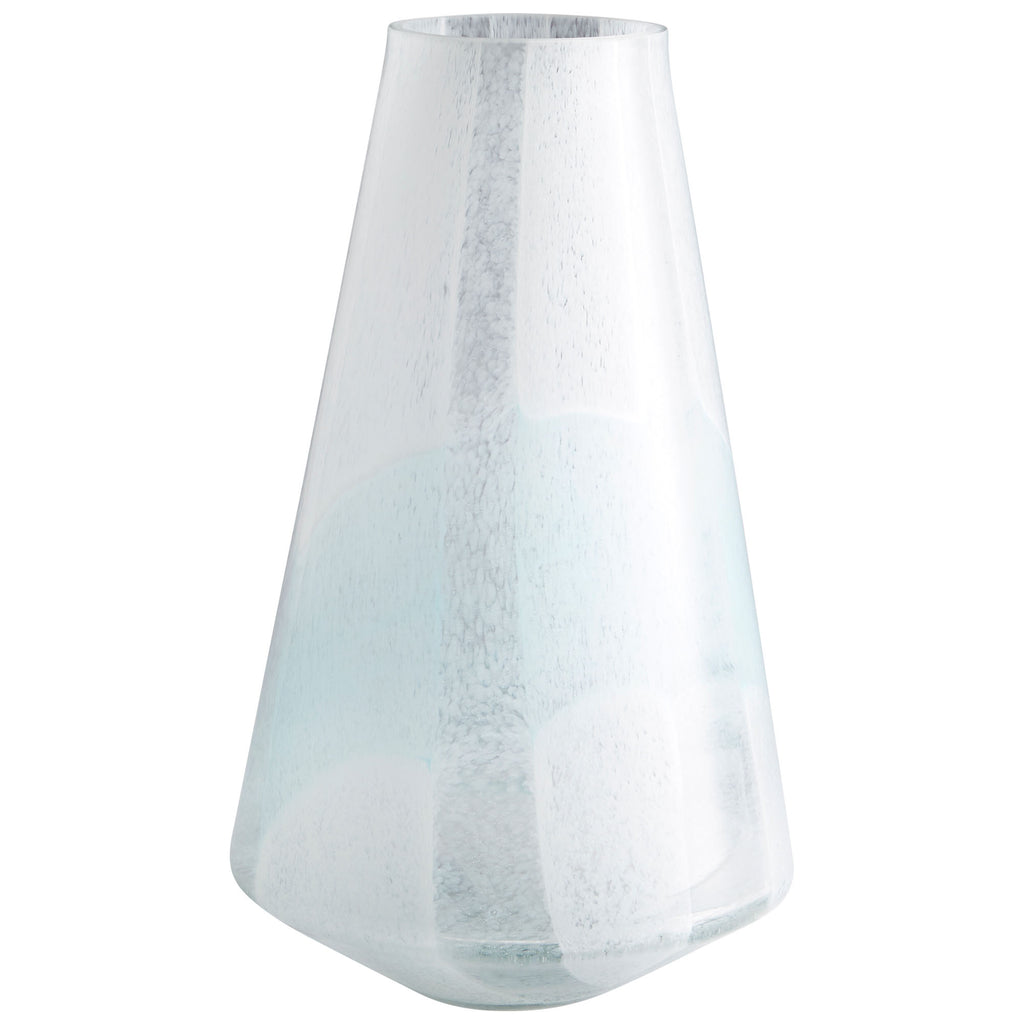 Backdrift Vase - Sky Blue And White - Large | Cyan Design