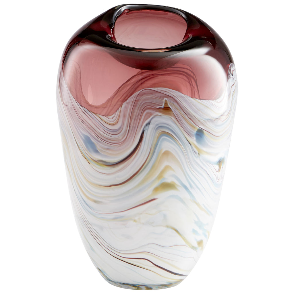 Sao Vase - Purple And White - Small | Cyan Design