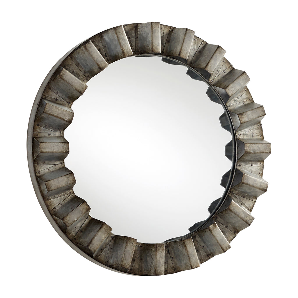 Argos Mirror - Galvanized - Medium | Cyan Design