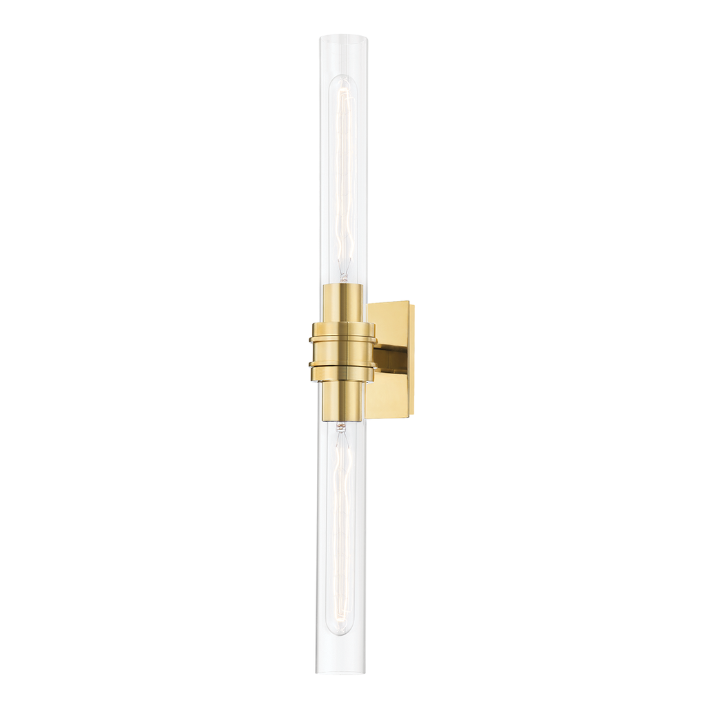 Oakfield Wall Sconce | Hudson Valley Lighting - 1042-AGB
