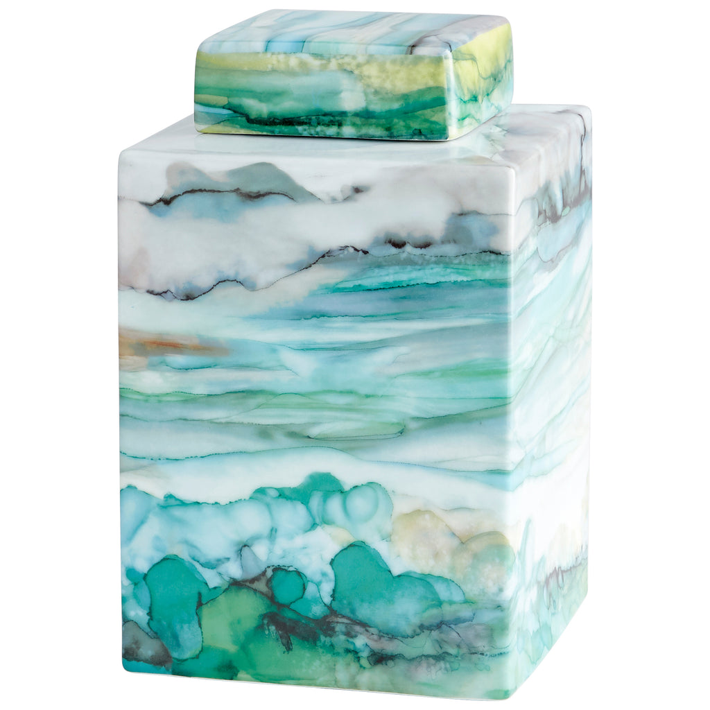 Amal Gamation Container - Multi Colored - Small | Cyan Design