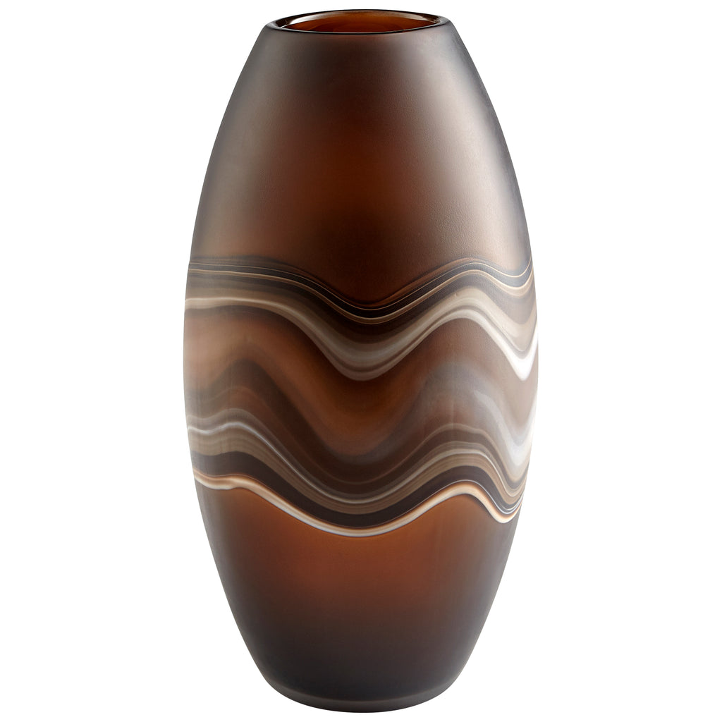 Nina Vase - Amber Swirl - Large | Cyan Design