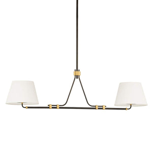 Crown Heights Linear - Aged Brass | Hudson Valley Lighting - 1062-AGB/DB