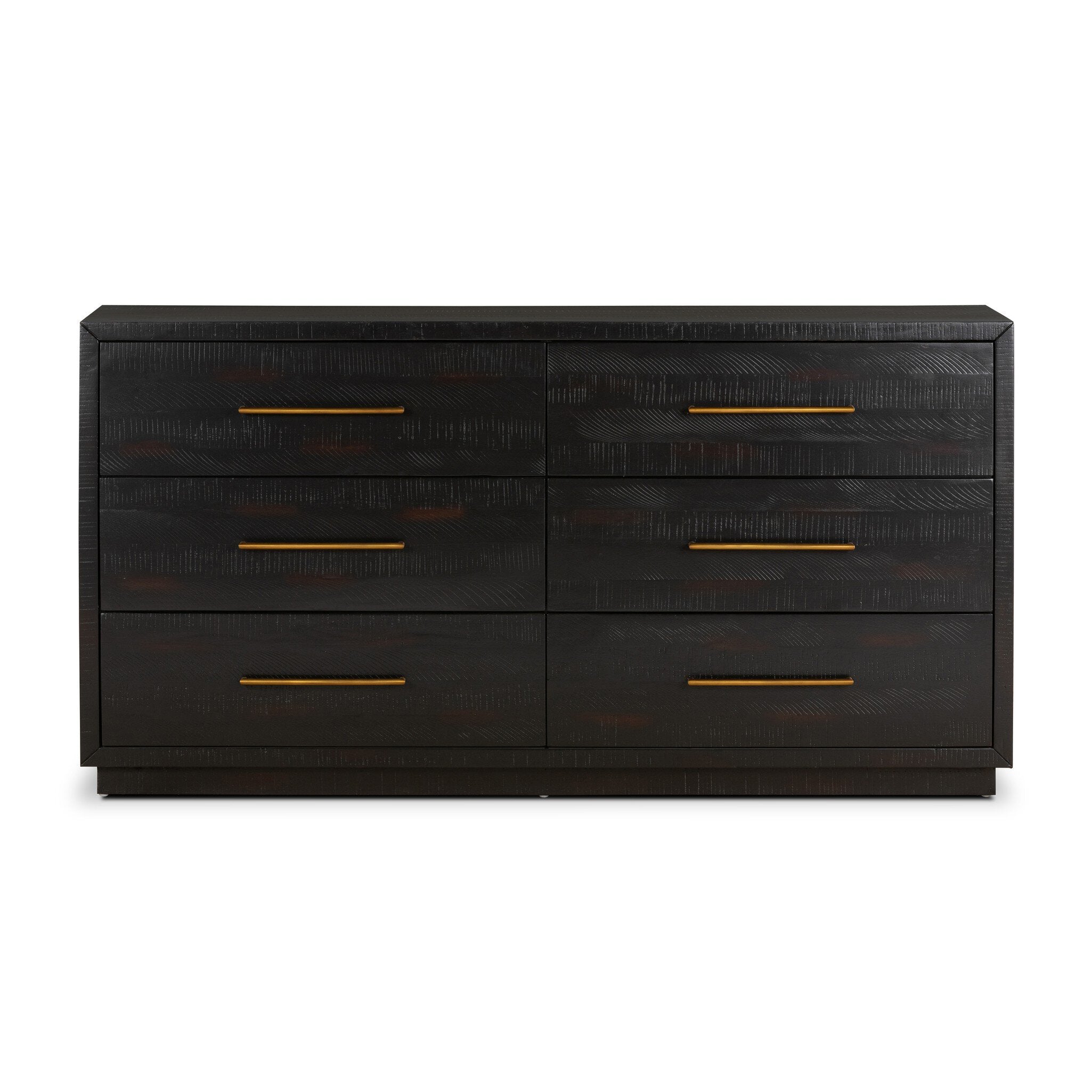 Four Hands Suki 6 Drawer Dresser - Burnished Black Four Hands Suki 6 Drawer Dresser - Burnished Black