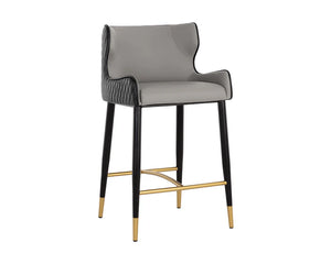 Gianni Counter Stool - Dillon Stratus / Dillon Black | Sunpan Furniture - 108714