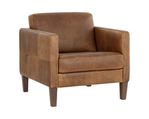 Karmelo Armchair - Cognac Leather | Sunpan Furniture - 111266