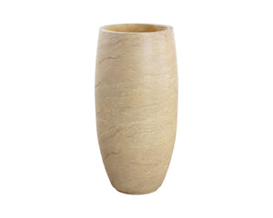 Aster Planter - Tall - Travertine Look | Sunpan Furniture - 111373