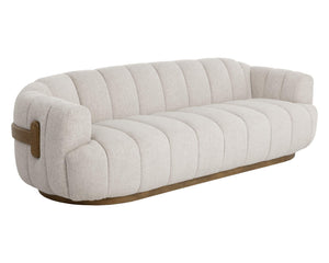 Tadeo Sofa - Warm Brown - Dove Cream | Sunpan Furniture - 111828