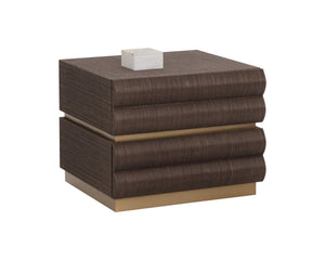 Subira Nightstand - Chocolate | Sunpan Furniture - 112309
