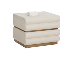 Subira Nightstand - Cream | Sunpan Furniture - 112310