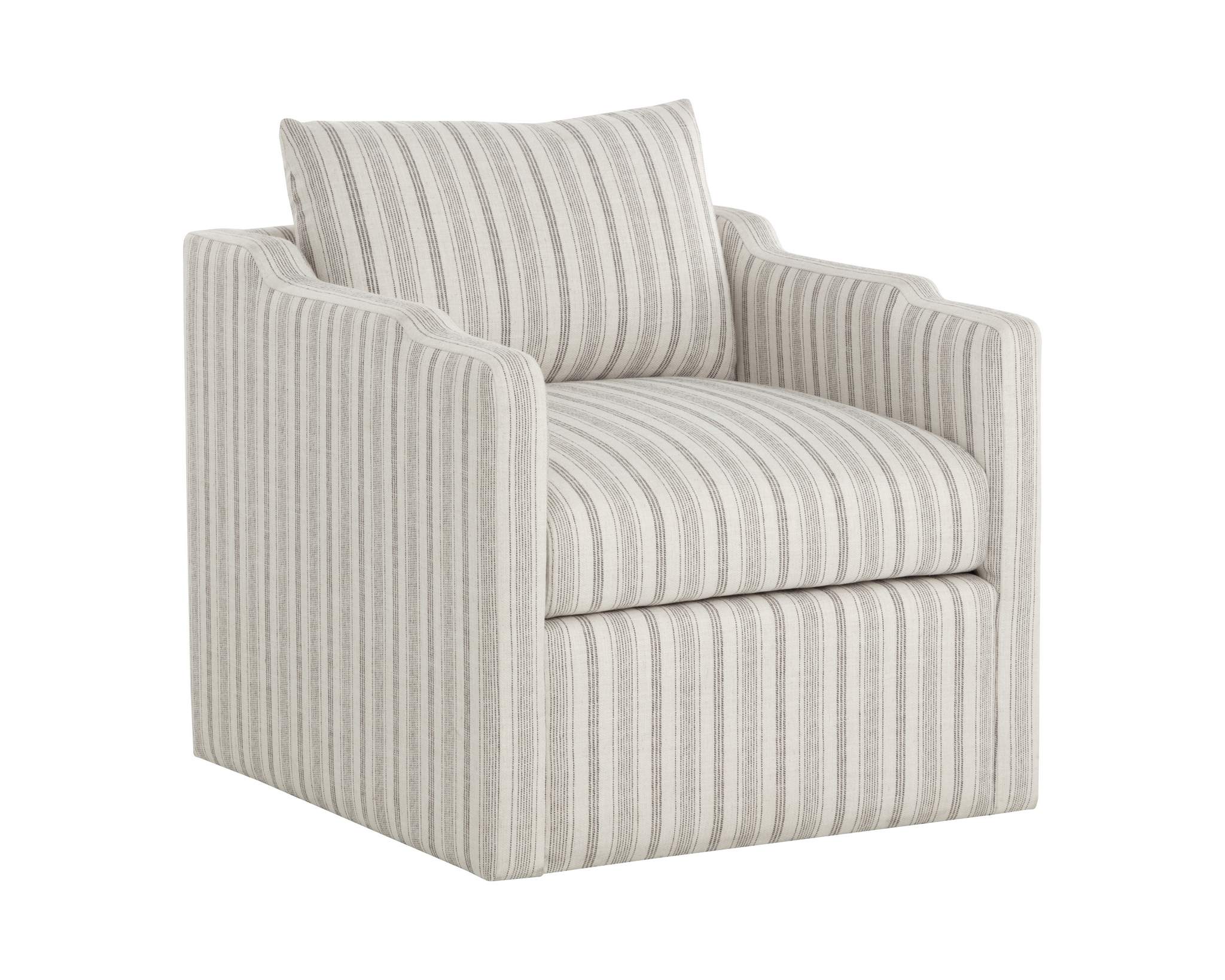 Swivel Script Chair Roosevelt Swivel Lounge Chair - Gifford Script | Sunpan Furniture - 112479