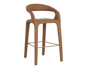 Atika Barstool - Milliken Cognac | Sunpan Furniture - 112760