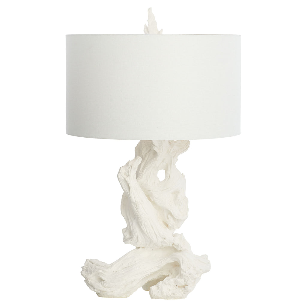 Driftwood Table Lamp - White | Cyan Design