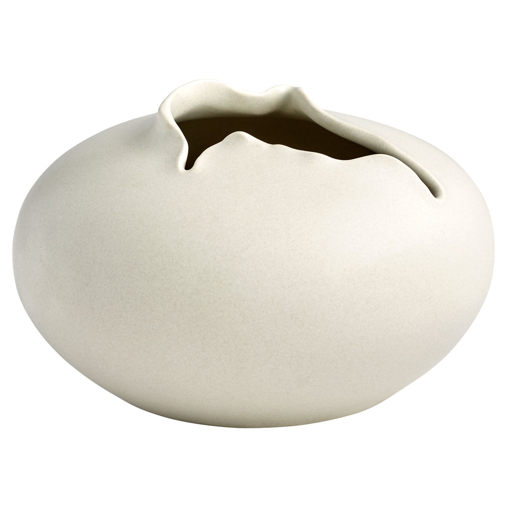 Tambora Vase - Off White - Small | Cyan Design