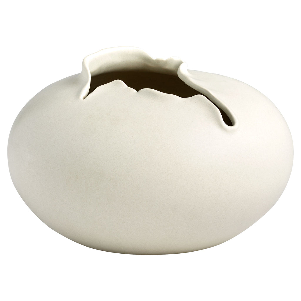 Tambora Vase - Off White - Medium | Cyan Design