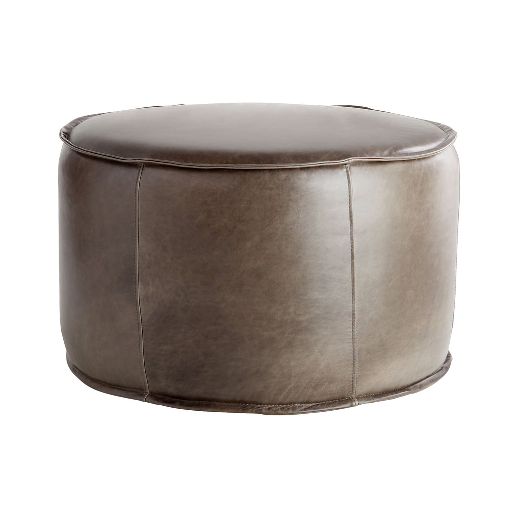 Lusso - Round Pouf - Grey | Cyan Design