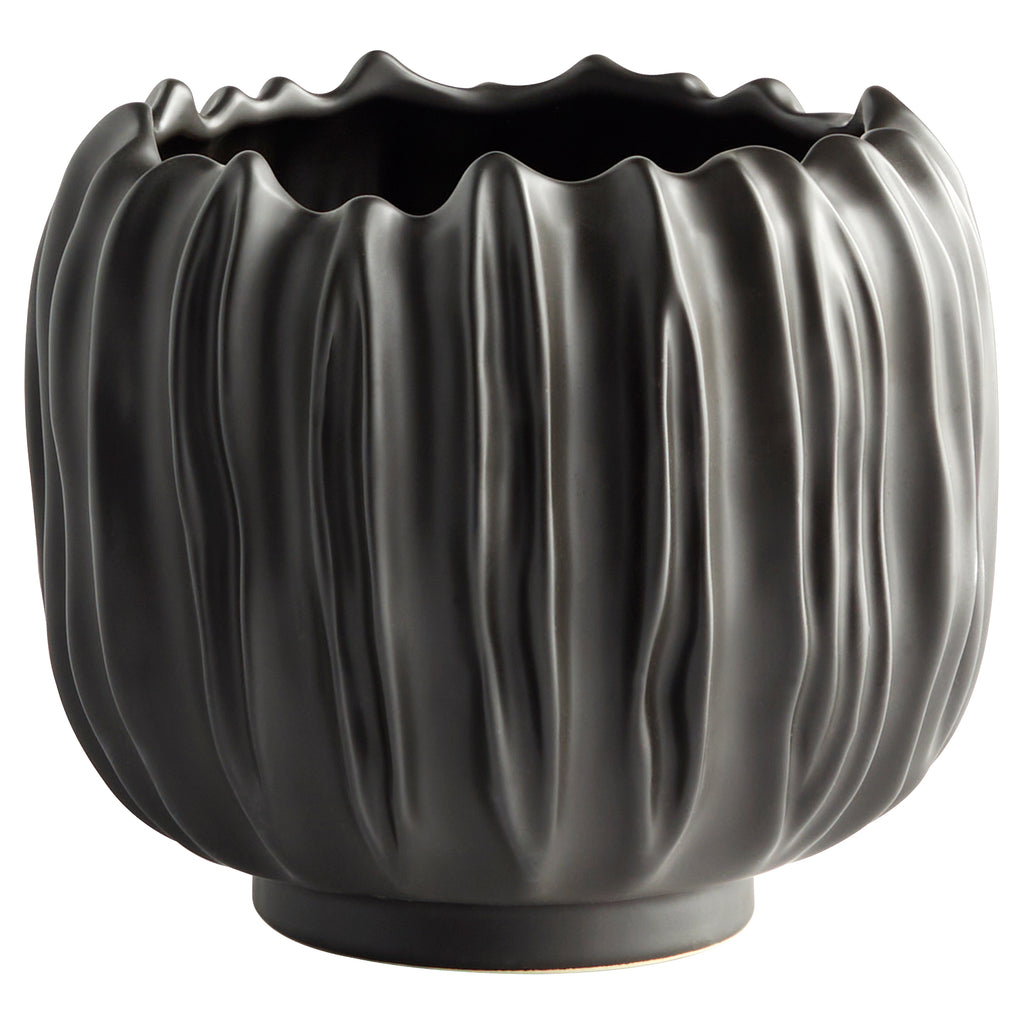 Abyssus Vase - Black - Small | Cyan Design
