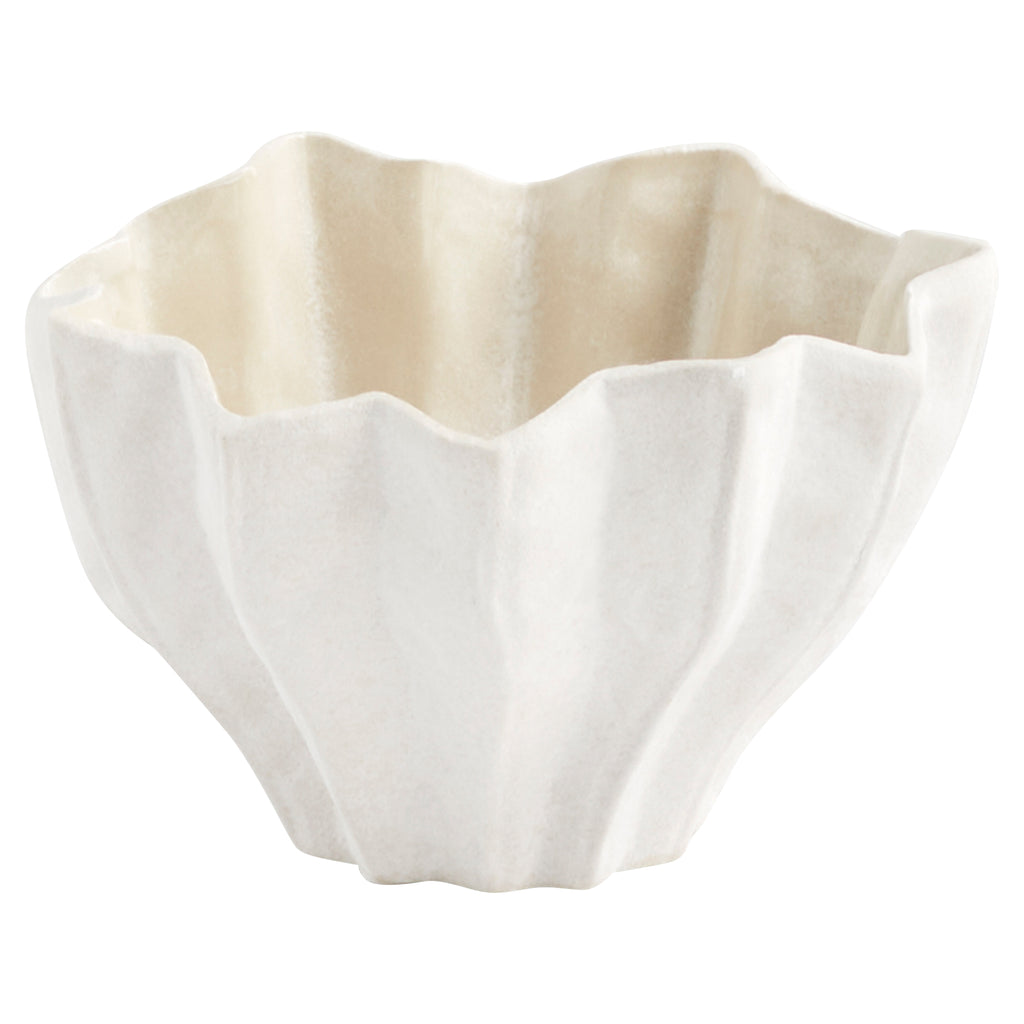 Chloris Bowl - White - Small | Cyan Design