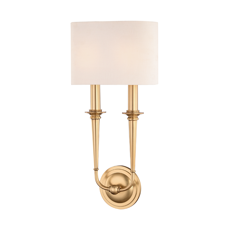 Lourdes Wall Sconce | Hudson Valley Lighting - 1232-AGB