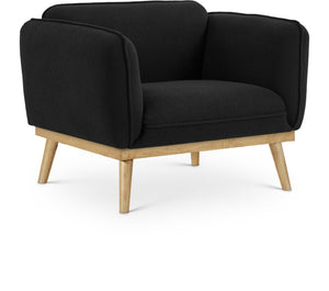 Nolita Black Boucle Fabric Upholstered Chair | Meridian Furniture - 159Black-C