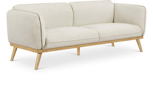 Nolita 82" Cream Boucle Fabric Upholstered Sofa | Meridian Furniture - 159Cream-S