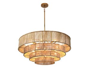 Lumina Chandelier - Natural Jute | Sunpan Furniture - 111708