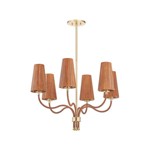 Atwood Chandelier - Aged Brass | Hudson Valley Lighting - 1630-AGB