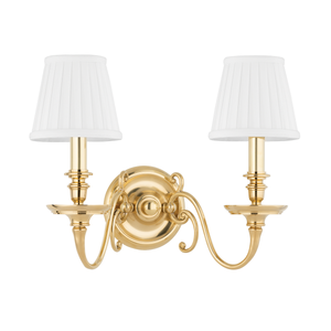 Charleston Wall Sconce | Hudson Valley Lighting - 1742-AGB