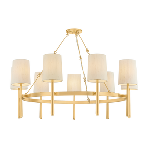 BRIDGETON Chandelier - Aged Brass | Hudson Valley Lighting - 1779-AGB