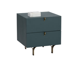 Celine Nightstand - Small - Teal | Sunpan Furniture - 110372