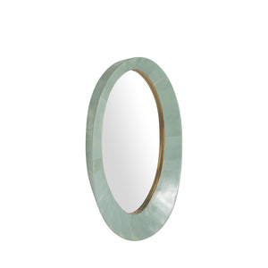 Viola Oval Accent Mirror - Seafoam | Gabriella White - SCH-175467
