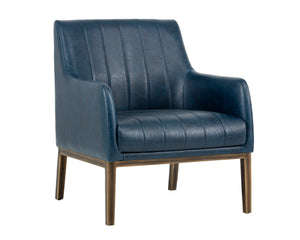 Wolfe Lounge Chair - Vintage Blue | Sunpan Furniture - 102580